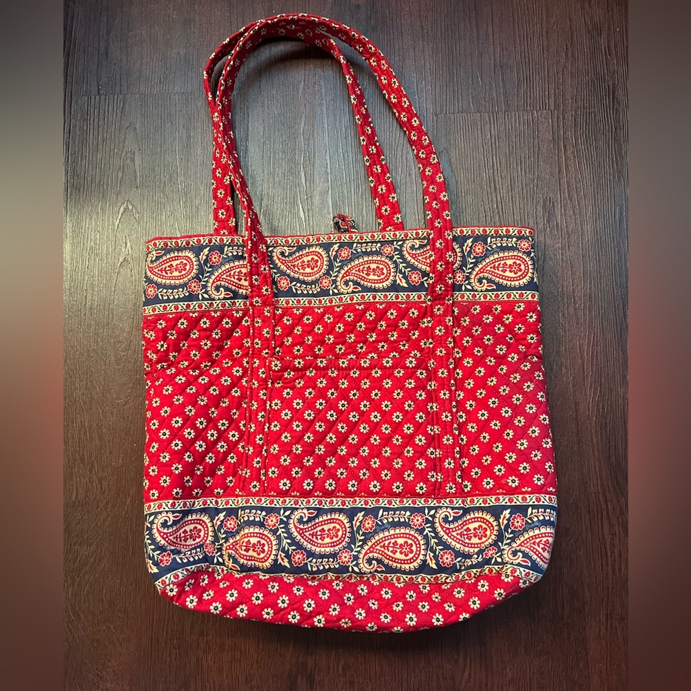 Vintage Vera Bradley Americana Red Tote Bag